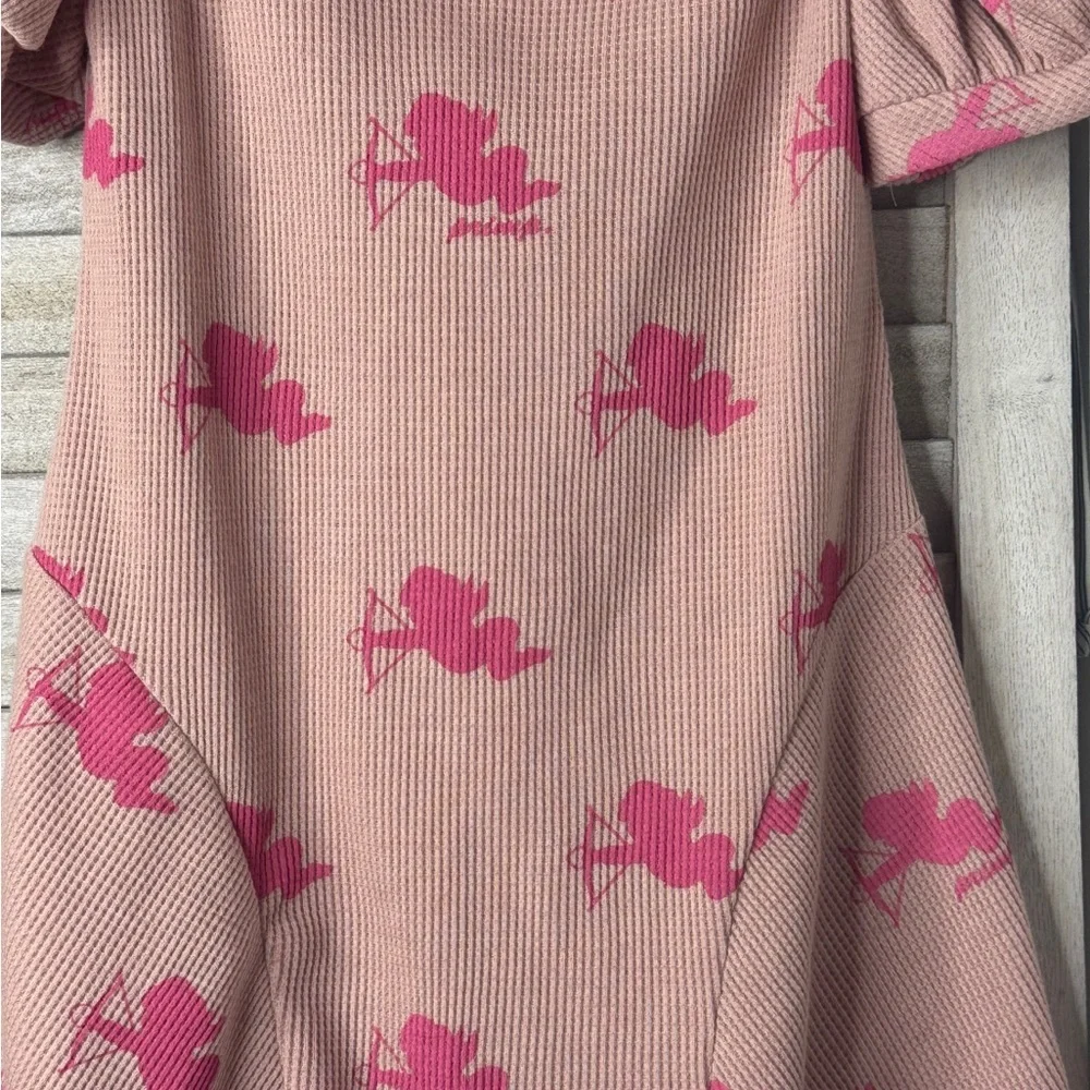 Miss Priss Cupid Pink Thermal Cupid Dress. New with tags. Size 5. Boutique